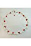 Handmade Trend Cherry Necklace-Jablonex Sand Beads Cherry Necklace-Cherry Pattern 90S Necklace-Cherry Necklace - 5