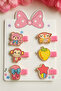 Mixed Figure 6Pcs Baby and Kids Clip Buckle 3 cm