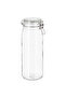 Premium Glass Jar with Lid 30X11 Cm, Has Locking Lid, Aroma Preserving Gasket, 2 Liter
