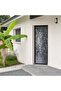 Leaf Pattern Bamboo Beaded Door Curtain 90 x 200 cm - 3