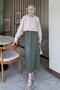 Siena Linen Hijab Shirt Stone