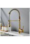 Kitchen Faucet Mixer Gold Spiral Tr. High Quality - 3