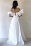 Women's Front Draped Halter Neck Bow Sleeve Detail Organza Evening Dress Baby Blue, Water Green, White - 7