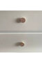 Set of 6 Natural Wood Furniture Handle, Round Handle, Wood Handle, Solid Wood Handle 18mm Thickness - 6