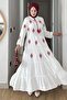 Liya Bukle Embroidered Dress Sk-8533 - 8