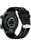 Elite7 Smartwatch, 1.52" HD, BT Calling, Wireless Charging, IP67,7-Day Battery,Gun Frame Black Strap - 4