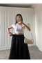 Women's New Season Long Double Pocket Poplin Elastic Waist Skirt Unlined (90 cm) - 2