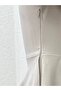 Tirona Skirt Detailed Crepe Dress-Pa9646 Stone - 3