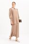Mink-Sleeve Gathered Stylish Buttoned Shirt