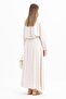 Stone-Waist Elastic Tasseled Skirt - 4