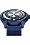 Xcell Classic6 Smartwatch, 1.43" AMOLED, BT Calling, 2 Straps, HR/BP/SpO₂, IP68 – Blue Frame & Strap - 3