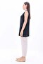 Black-Basic Zero Sleeve Undershirt Tunic - 3