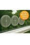 3 Pieces of Transparent Glass Grille – Natural Gas Compatible Ventilation Cover |   Easy Assembly and Durable