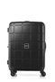 Hundo Suitcase 68 cm or 25 inch Spinner Polypropylene Black TSA Lock Expandable - 2