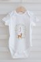 3-Piece Baby Body - Little Deer Series - Letter I - 2
