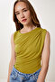 Drapeli Sandy Knitted Blouse Oil Green Lzv0013