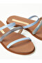 Ladies Flat Sandals Jeans | Made In Brazil - 4