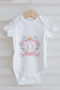 3-Piece Baby Body - Pink Royal Series - Letter Ö - 2