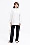 Stone-Arabic Zippered Lycra Sweat - 2