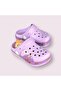 Female Child Powder Kukuli Striped Closed Front Slippers Sandals - 3