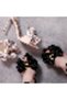 Tuly Women's Bow Chain Detailed Ankle Strap Heeled Shoes 4047 - 6