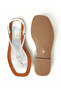 Ladies Flat Sandals With Back Strap Silver | Made In India - 5