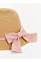 Girl Baby Straw Fedora Hat - 2