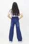 Girls' Jeans Pants Gray Star Embroidery Pipe Leg Daily Casual Jean Style Kids - 2