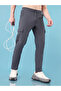 Solid Stretch Cargo Pants with Drawstring - 4