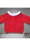 Hand Knitted Velvet Children's Cardigan>Girls' Clothing>Baby Clothing>Children's Clothing>Cardigan>Baby Coats>Baby Room - 5