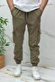 Men's Parachute Jogger Trousers with Elastic Legs (Slim Fit) - 3