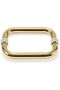 Ranbo Polished Gold 6" Tubular Back-to-Back Shower Door Handle - 8