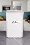 Single White Candy Food Storage Box Vacuum with Lid 3 Lt Acrylic with Label