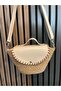 Natural Straw Detailed Hand and Shoulder Bag - Flap Design - 2