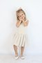 Balloon Skirt Linen Lace Girl's Dress - 2