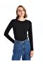 Lcwaikiki Basic Black Crew Neck Women's Body