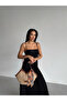 Natural Straw Large Size Scarf Gift Shoulder & Beach Bag (Scarf May Vary) - 5