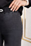 Wide Leg Elastic Waist Jeans Tsd250106 Anthracite - 2
