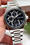 Function Men's Wrist Watch Steel Case & Steel Band Silver-Blue Zmfer186 - 3