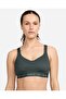 Indy High-Support Padded Adjustable Training Green Women's Sports Bra - 7