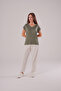 Wide V-Neck Viscos T-Shirt - 3