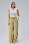 Linen Viscose Loose Fit Women's Trousers