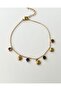 Steel Charm Anklet – Gold Color, Water Resistant - 2
