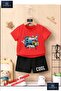 Children's Unisex “Game Time Cool“ Custom Printed Crew Neck T-Shirt - Shorts Set