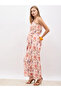 Floral Printed Shiffli One-Shoulder Top and Wide Leg Pants Co-Ords - 3
