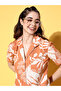 Tropical Print Short Sleeve Cotton Shirt and Pyjama Set - 2