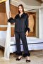 Women's Black Pajama Set A25583