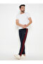 Color Block Elasticated Waistband Pyjama
