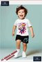 Kids Unisex “Anime Boruto Children“ Custom Printed Crew Neck T-Shirt - Shorts Set - 2
