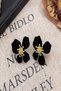 Women's Earrings Special Series Imported Velvet Textured Bud Flower Earrings - 4